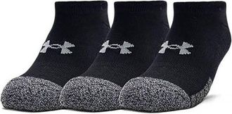 Under Armour HeatGear No Show Socks 3-Pack Black 1346755-001
