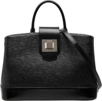 Louis Vuitton Pre-owned Handbags, female, Black, Size: ONE SIZE Pre-owned Leather Handbag