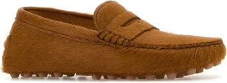 Tod's Womens Macro Loafer Brown Leather