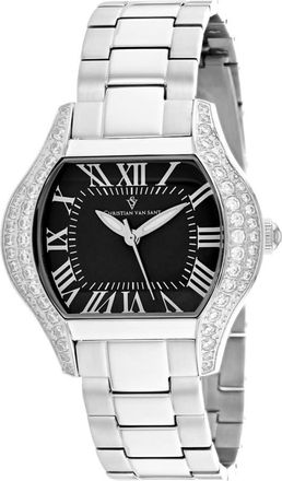 Christian Van Sant Bianca Quartz Black Dial Ladies Watch CV1831