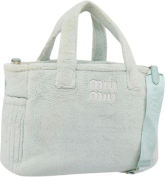 Miu Miu Pre-owned Pile Hand Bag - - Pre-owned - Donna - Blu - ONE SIZE