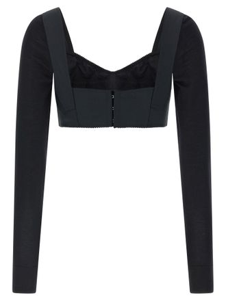 Dolce & Gabbana Bustier Top - Black