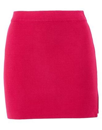 8 by YOOX KNIT SPLIT MINI SKIRT