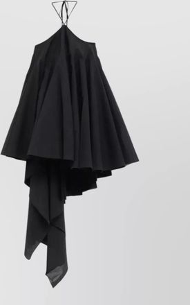 Jacquemus short halter dress triangle cut layered
