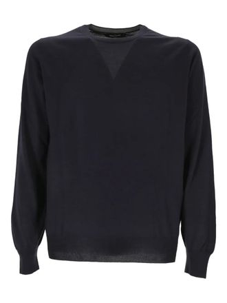 Gran Sasso Maglione in seta e cashmere - Blu