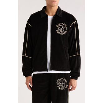 Honor The Gift Piped Track Jacket in Black at Nordstrom Rack, Size Small