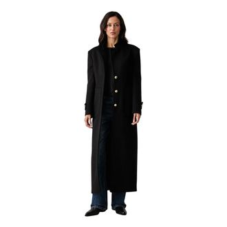 Pinko Pinko - Verici Jas - Dames - Mantels - Zwart - Maat: XS Zijde