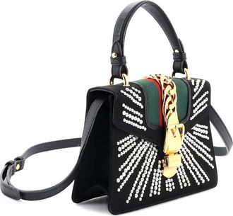 Gucci Borsa a tracolla Sylvie mini - Nero