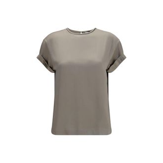 Brunello Cucinelli Beige Elastane Womens Blouse