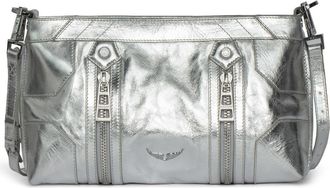 Zadig&Voltaire Sunny Moody Vintage Metal Crossbody Bag in Silver at Nordstrom