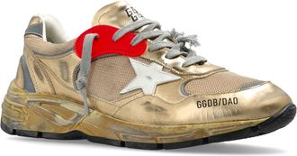 Golden Goose Running Dad New Sports Shoes, Mens, Gold