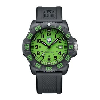 Luminox Mens Black Resin Sport Watch - One Size