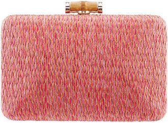 Nina Malia Frame Clutch in Pink Multi at Nordstrom