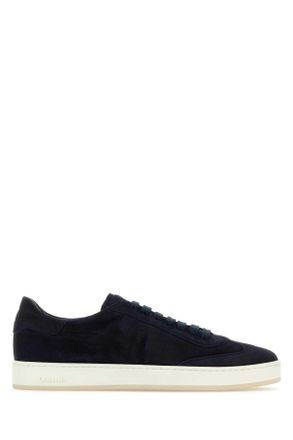 Churchs Navy Blue Suede La Rgs 2 Sneakers