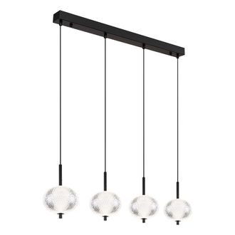 Globo Lighting L&aacute;mpara Colgante - Aida - Negro - Vidrio - Gran L&aacute;mpara - Globo