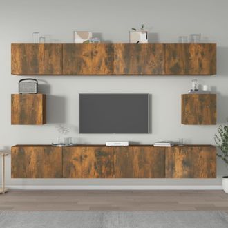 vidaXL Furniture Limited - Set De Muebles De Tv 6 Pzas Madera