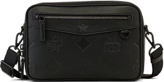 MCM Diamond Camera Bag in Maxi Monogram Leather in Black at Nordstrom