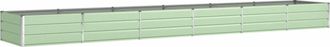 vidaXL Jardinera Verde Pastel 580 X 100 X 45 Cm Acero Galvanizado Vidaxl