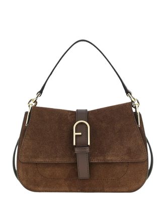 Furla Flow Mini Suede-Leather Handbag