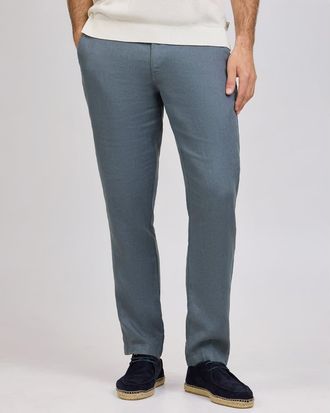 Onia Linen Trouser in Deep Marine at Nordstrom, Size 36