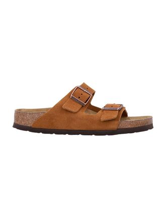 Birkenstock Suede Arizona Sandals Mink Brown