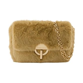 Vanessa Bruno Beige Schoudertas - Moon Moyen - Dames - Schoudertassen - Beige - ONE Size - Katoen - Tassen