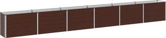 vidaXL Cama De Jard&iacute;n Elevada Marr&oacute;n 480 X 40 X 55 Cm Vidaxl