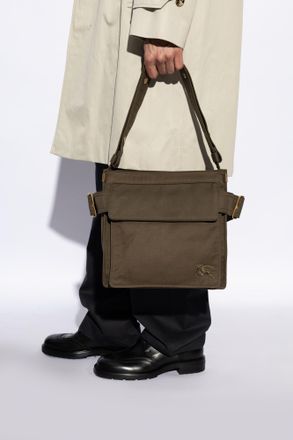 Burberry Trench Small Shopper Bag, Mens, Green