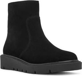 Blondo Motion Wedge Bootie in Black Suede at Nordstrom Rack, Size 7.5