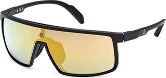 adidas Montura: negro mate - Lente: marr&oacute;n espejado - unisex - Zonnebrillen - Zwart - ONE Size - Accessoires