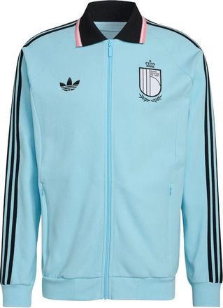 adidas Belgium 2026 Away Anthem Jacket Asia Sizing Frozen Blue JZ6213