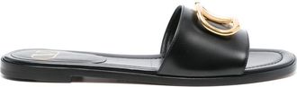 Valentino Garavani VLogo Signature slides - Black