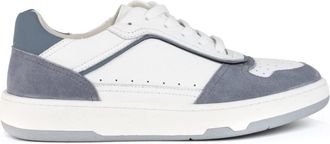 Sergio Moretti Grijze Sneakers - Heren - Sneakers - Grijs - 42 EU - Leer - Schoenen