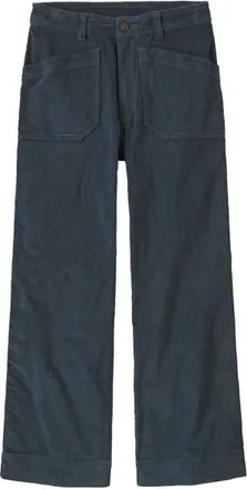 Patagonia Wide Leg Cord Pants Freizeithose f&uuml;r Damen | blau