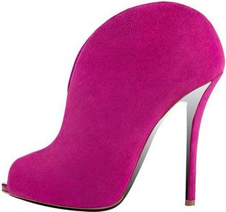 Generic Womens Stiletto Heel Fish Mouth Peep Toe Ankle Boots, Fashion Slip On Dress Heeled Pumps Booties, Sexy Comfort Party Wedding Prom High Heel Sandals Sh