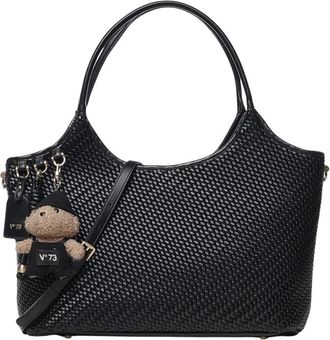 V&deg; 73 Tassen, Dames, Zwart, ONE Size, Polyester, Tote Bag