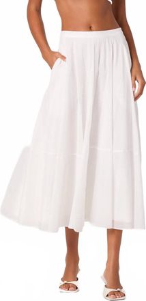 Astr Grace Skirt In White