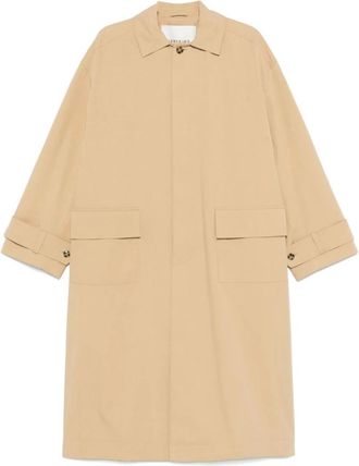 Birgitte Herskind Jassen, Dames, Beige, M, Beige Jassen met Riemmanchetten