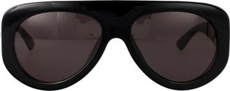 Bottega Veneta Stijlvolle zonnebril voor elke outfit - unisex - Zonnebrillen - Zwart - 58 MM - Accessoires