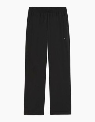 Puma Womens Fashion High Waisted Knitted Trousers - Black - Size: 14/30in