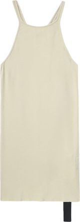 Rick Owens halterneck cotton tank top - women - Cotton - M - Neutrals