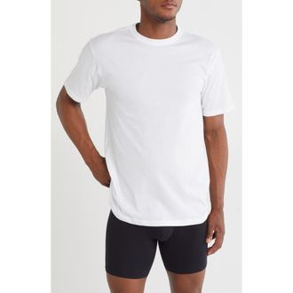 Nordstrom Rack Cotton Classic 3-Pack Crewneck T-Shirts in White at Nordstrom Rack, Size Xx-Large