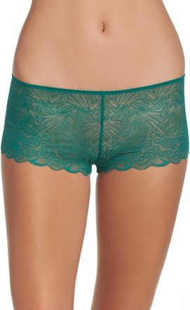Madewell Lace Boyshorts in Emerald City at Nordstrom, Size Small