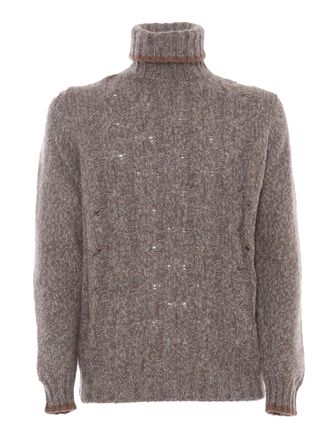 Fedeli Turtle-neck L/s Knitted Sweater Man