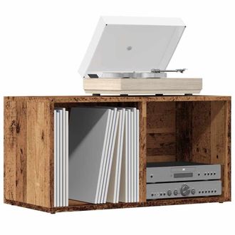 Berkfield Home LP Storage Box Old Wood 69.5x34x36 cm Engineered Wood in Brown