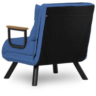 Les Tendances Poltrona letto, divano letto, posto singolo, letto per gli ospiti Sofa-Bed Blu