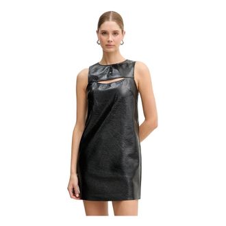 A|X Armani Exchange Dames, Jurken, Zwart, Maat: S Viscose