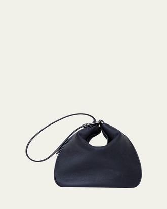 Akris Anna Medium Leather Hobo Bag