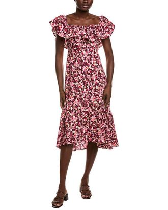 Shelli Segal Laundry By Shelli Segal Sweetheart Midi Dress