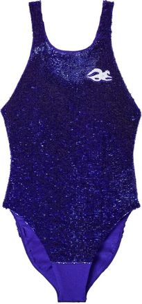 Tory Burch Body con paillettes - Viola